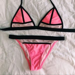 mock triangl bikini